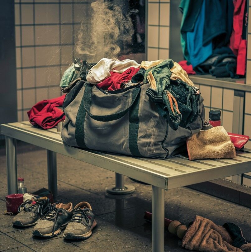 smelly gym bag deodorizer disinfectant product