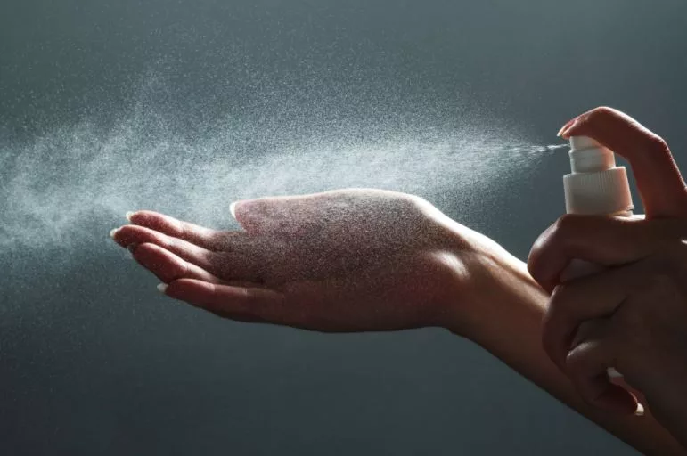 hand sanitizer stops odors