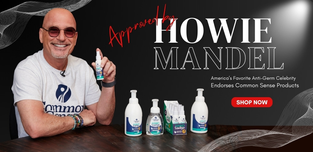 Howie Mandel loves Common Sense hand sanitizer