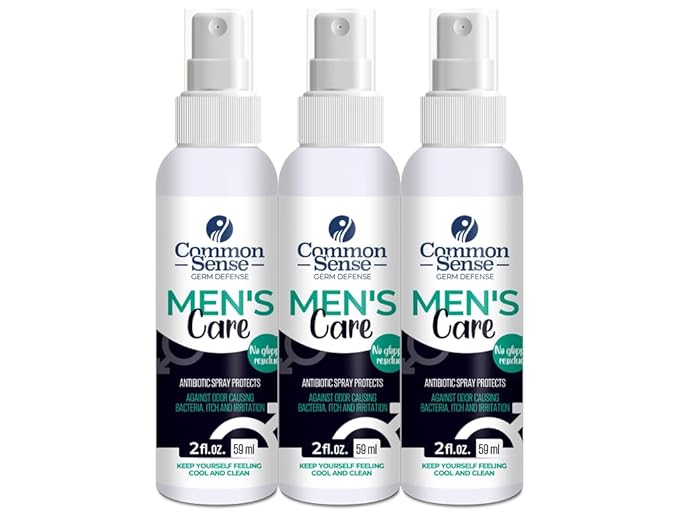 Men’s Care Antibiotic Deodorant Spray 3 Pack