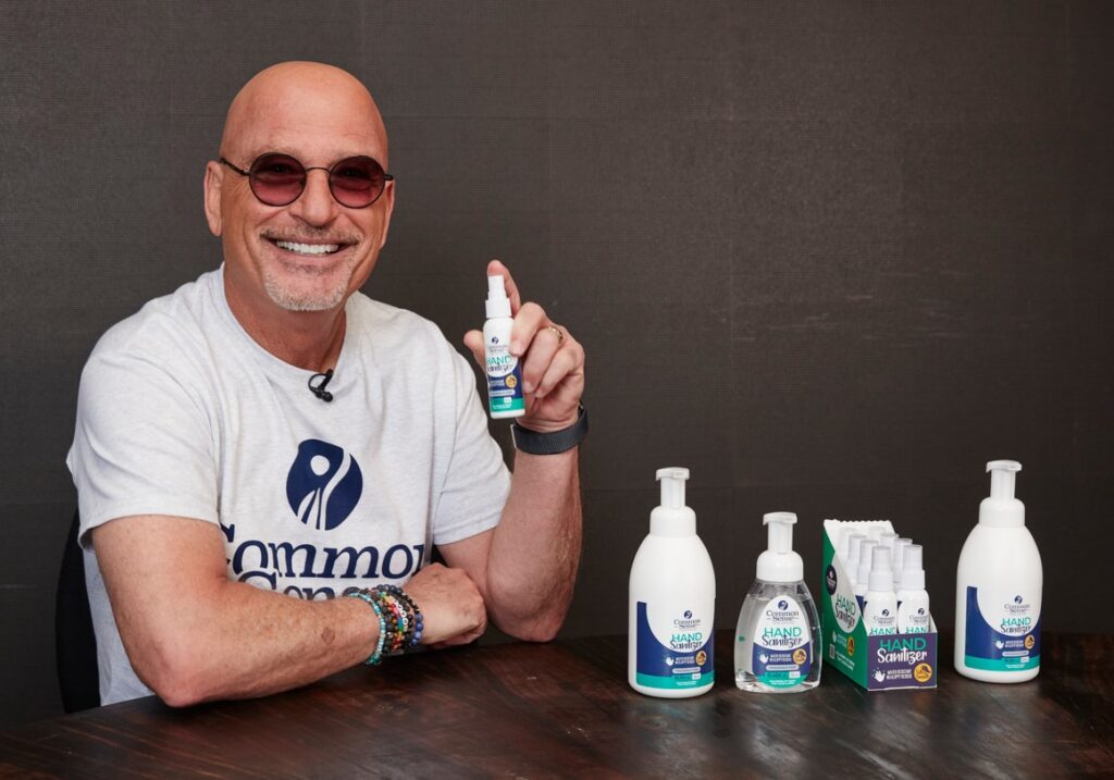 howie mandel celebrity endorsement hand sanitizer product