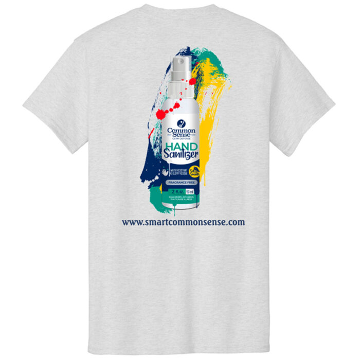 Common Sense Hand Sanitizer Short Sleeved T-Shirt - Image 2